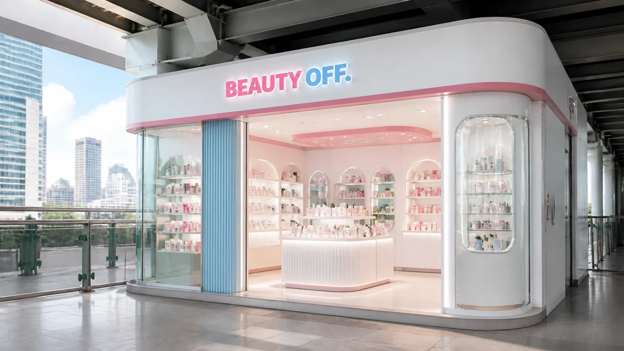 หน้าร้าน Beauty Off. BTS CHIDLOM